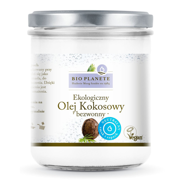 Olej Kokosowy Bezwonny BIO 400 ml - Bio Planete - Ekochatka