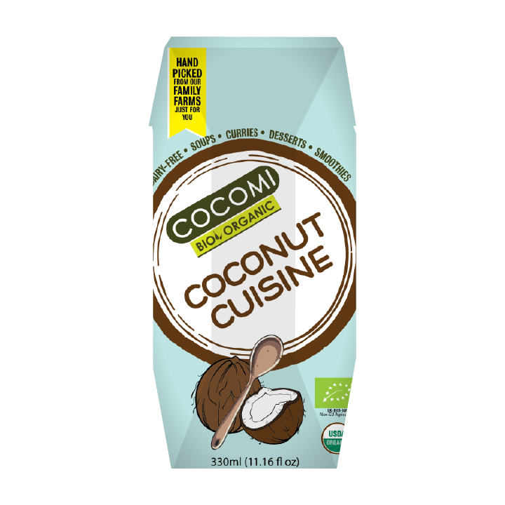 Mleczko Kokosowe bez Gumy Guar 17% Tłuszczu BIO 330 ml - Cocomi - Ekoc