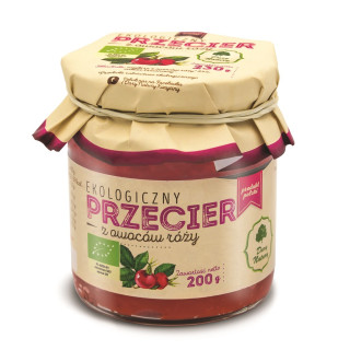 Przecier z Owocow Rozy BIO 200 g - Dary Natury - Ekochatka