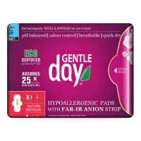 Podpaski Higieniczne z Paskiem Anionowym na Dzień 10 szt. - Gentle Day