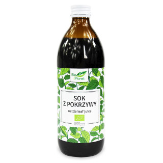 Sok z Pokrzywy BIO 500ml | BIO PLANET - seria SOKI I ZAKWASY - Ekochatka