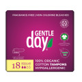 Tampony z Bawełny Ekologicznej Regular 18 szt. - Gentle Day