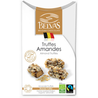 Czekoladki Belgijskie Trufle z Migdałami Bezglutenowe BIO 100 g - Belv