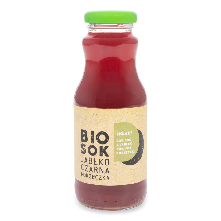 Sok Jabłkowo-Porzeczkowy NFC BIO 250 ml - Owocowe Smaki - Ekochatka