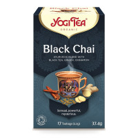 Herbata Czarna Chai z Imbirem i Cynamonem BIO 37,4 g - Yogi Tea