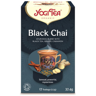 Herbata Czarna Chai z Imbirem i Cynamonem BIO 37,4 g - Yogi Tea - Ekoc