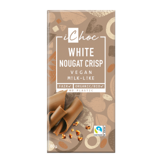 Tabliczka Nugatowa z Krokantem z Orzechów Laskowych Fair Trade BIO 80 