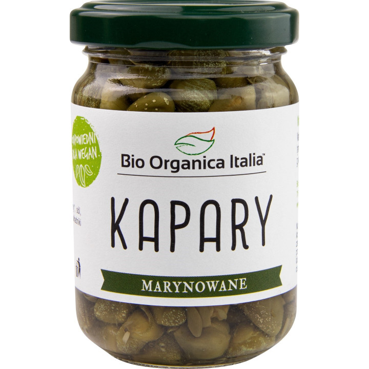 Kapary Marynowane BIO 140 g - Bio Organica Italia - Ekochatka