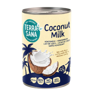 Mleczko Kokosowe bez Gumy Guar BIO 400 ml - Terrasana - Ekochatka