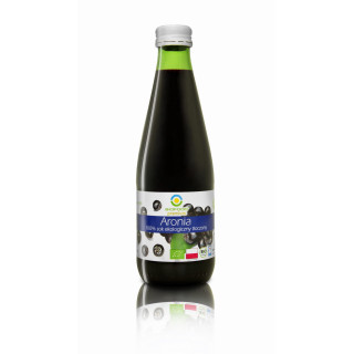 Sok z Aronii 100% NFC Bezglutenowy BIO 300 ml - Bio Food - Ekochatka