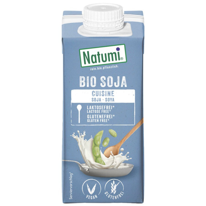 Krem Sojowy do Gotowania i Pieczenia Bezglutenowy BIO 200ml | NATUMI - Ekochatka