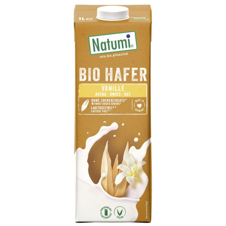 Napój Owsiany Waniliowy bez Dodatku Cukrów BIO 1 l - Natumi - Ekochatk