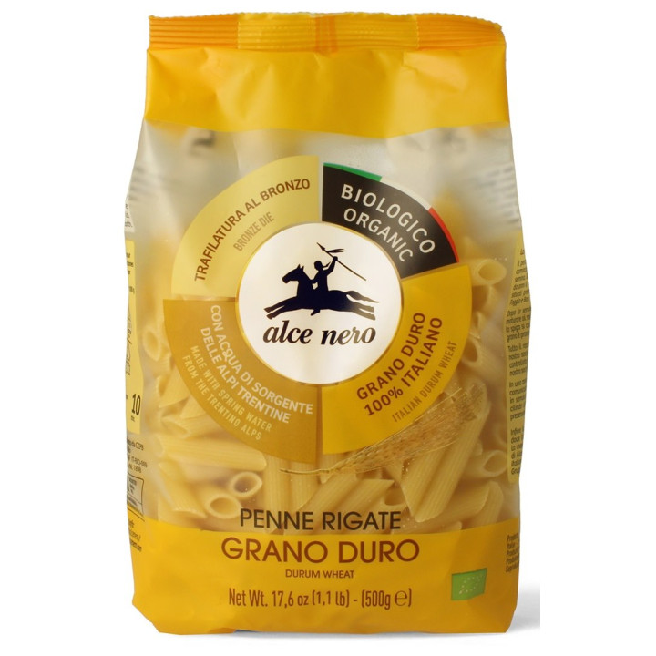 Makaron Penne z Pszenicy Durum BIO 500 g - Alce Nero - Ekochatka