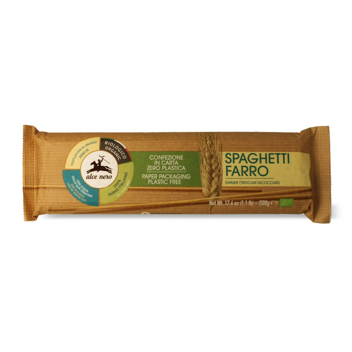 Makaron z Płaskurki Spaghetti BIO 500 g - Alce Nero - Ekochatka