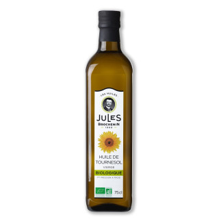Olej Słonecznikowy Tłoczony na Zimno BIO 750 ml - Jules Brochenin - Ek