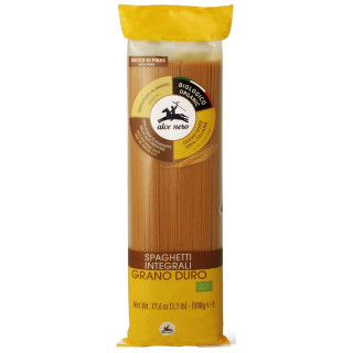 Makaron Spaghetti Razowy z Pszenicy Durum BIO 500 g - Alce Nero - Ekoc