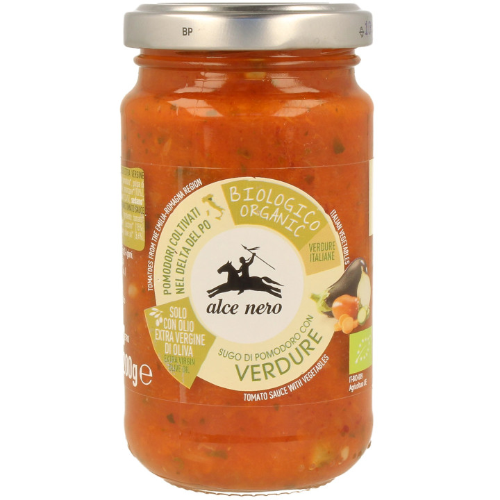 Sos Pomidorowy z Warzywami BIO 350 g - Alce Nero - Ekochatka
