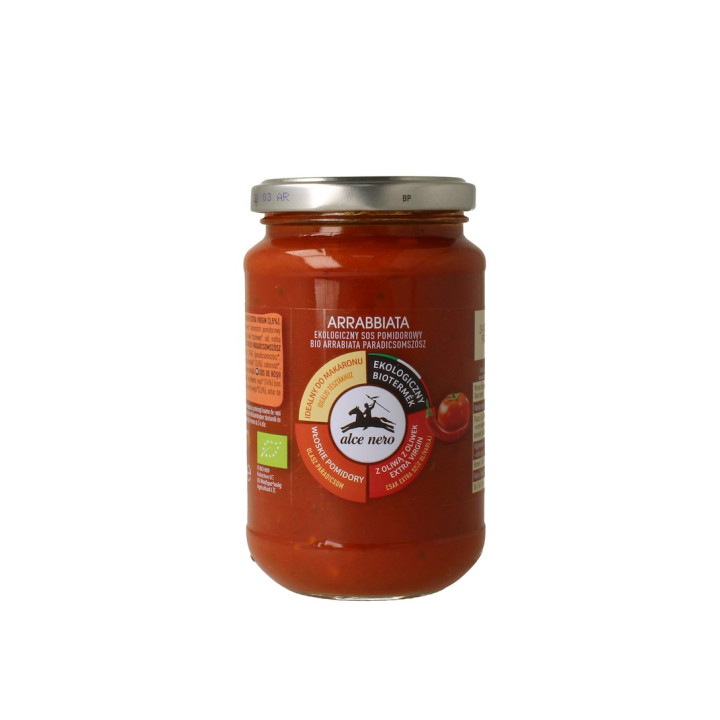 Sos Pomidorowy Arrabbiata z Chili BIO 350 g - Alce Nero - Ekochatka