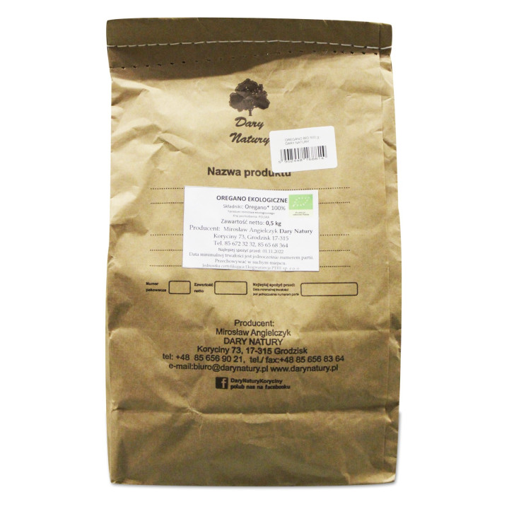 Oregano BIO 500 g - Dary Natury - Ekochatka