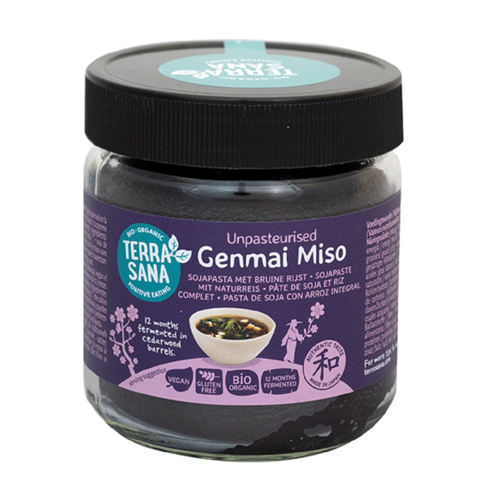 Miso Genmai z Soi i Ryżu Brązowego Bezglutenowe BIO 350 g - Terrasana 