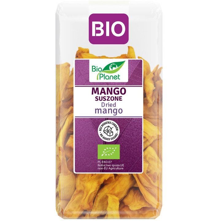 Mango Suszone BIO 100 g - Bio Planet - Ekochatka