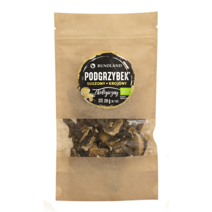Podgrzybek Suszony Krojony BIO 20 g - Runoland - Ekochatka