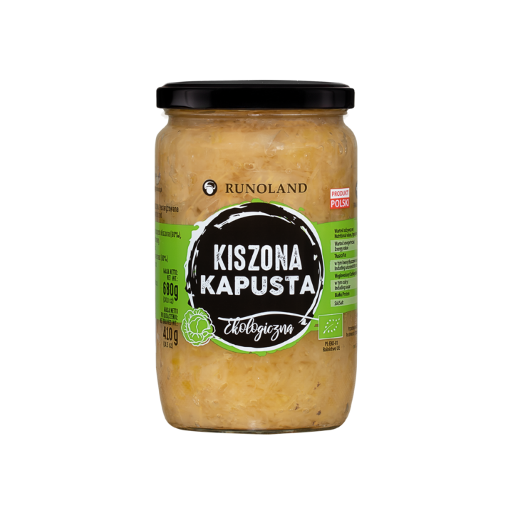Kapusta Kiszona BIO 680 g - Runoland - Ekochatka