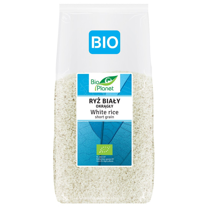 Ryż Biały Okrągły BIO 500 g - Bio Planet - Ekochatka