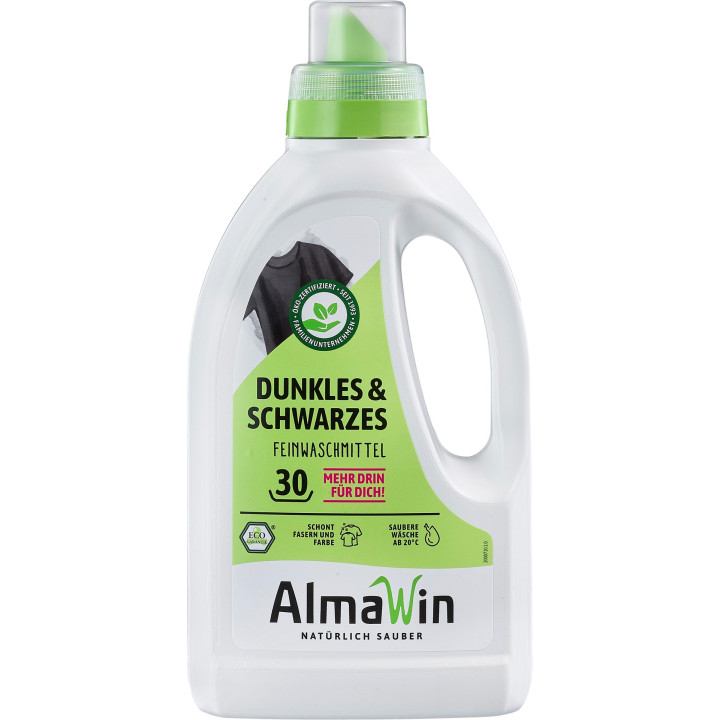 Płyn do Prania Ciemnych Ubrań ECO Koncentrat 750 ml - Almawin - Ekocha