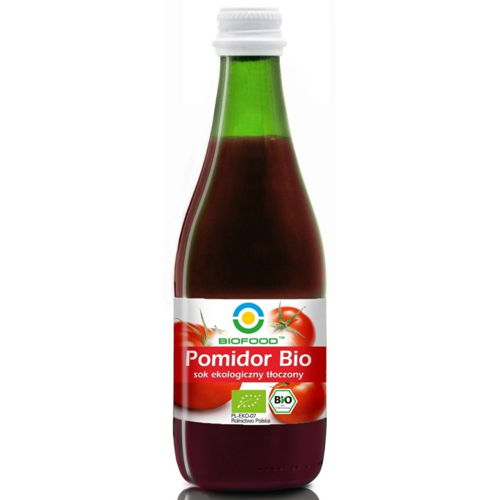 Sok Pomidorowy NFC Bezglutenowy BIO 300 ml - Biofood - Ekochatka