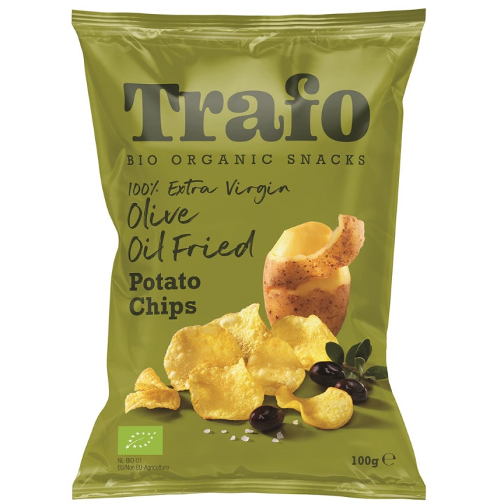 Chipsy Ziemniaczane na Oliwie z Oliwek BIO 100 g - Trafo - Ekochatka