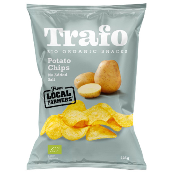 Chipsy Ziemniaczane Naturalne bez Soli BIO 125 g - Trafo - Ekochatka