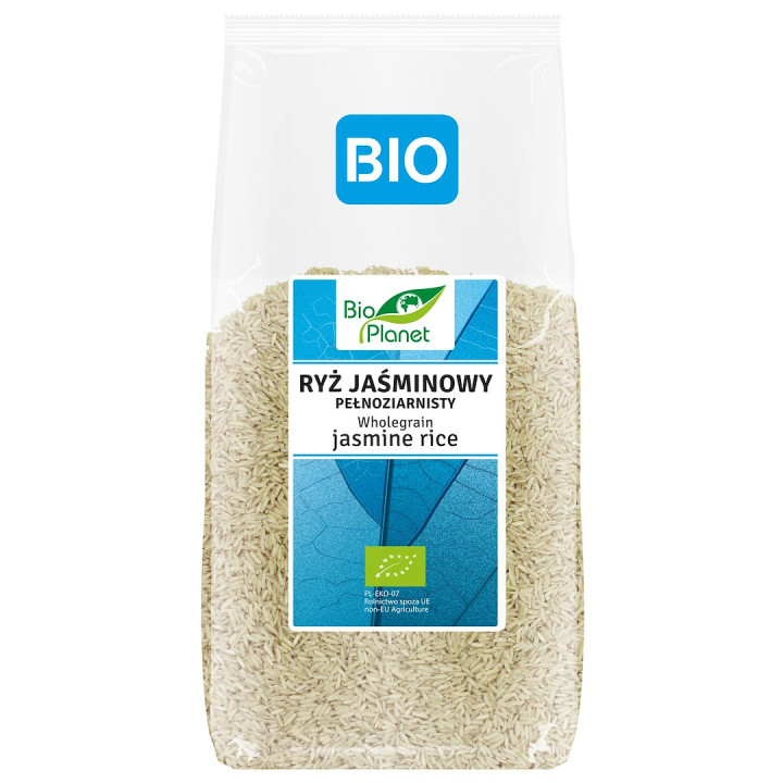 Ryż Jaśminowy Pełnoziarnisty BIO 500 g - Bio Planet - Ekochatka