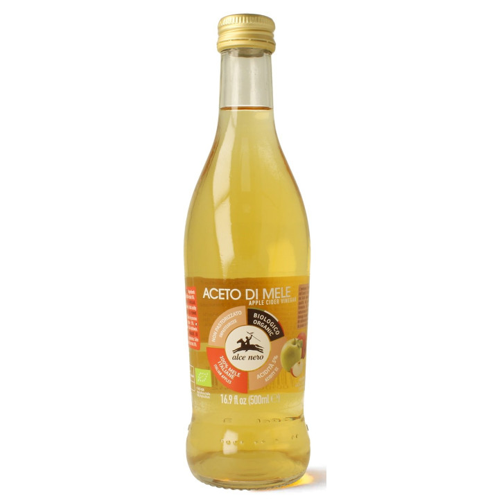 Ocet Jabłkowy Filtrowany 5% BIO 500 ml - Alce Nero - Ekochatka