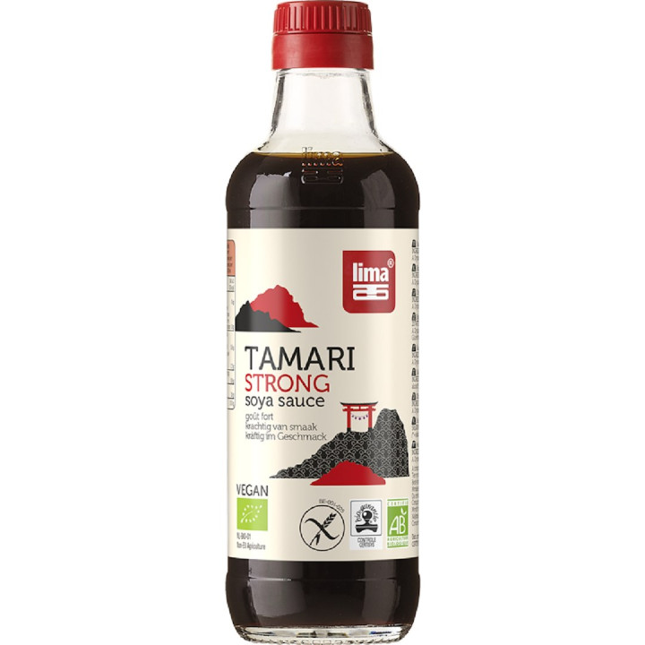 Sos Sojowy Tamari Mocny Bezglutenowy BIO 250 ml - Lima - Ekochatka