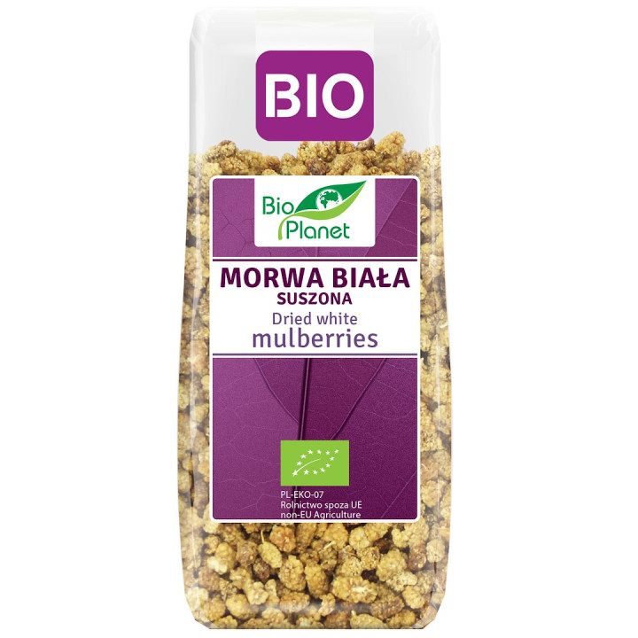 Morwa Biała Suszona BIO 100 g - Bio Planet - Ekochatka