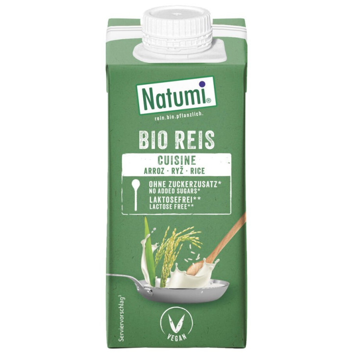 Krem Ryzowy do Gotowania i Pieczenia BIO 200 ml - Natumi - Ekochatka