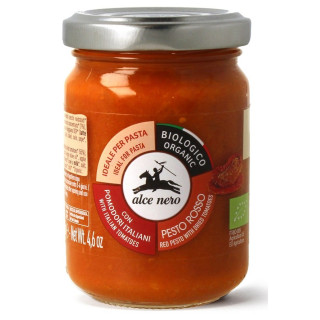 Pesto Czerwone z Suszonych Pomidorow BIO 130 g - Alce Nero - Ekochatka