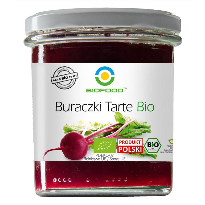 Buraczki Tarte Bezglutenowe BIO 280 g - Biofood - Ekochatka