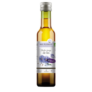 Olej Lniany Tłoczony na Zimno BIO 250 ml - Bio Planete - Ekochatka