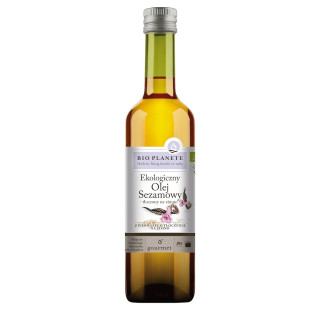 Olej Sezamowy Tłoczony na Zimno BIO 500 ml - Bio Planete - Ekochatka