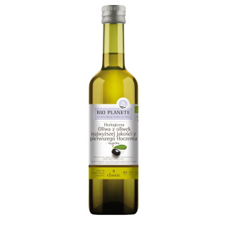 Oliwa z Oliwek Extra Virgin Łagodna BIO 500 ml - Bio Planete - Ekochat