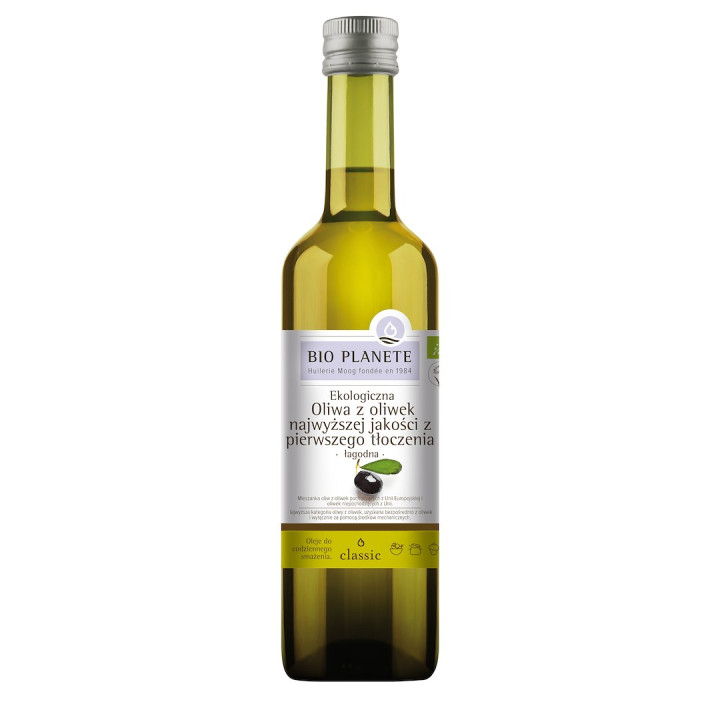 Oliwa z Oliwek Extra Virgin Łagodna BIO 500 ml - Bio Planete - Ekochat