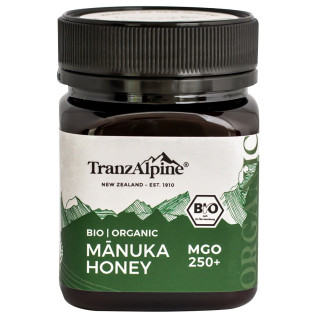 Miód Manuka MGO 250+ BIO 250 g - Tranzalpine - Ekochatka