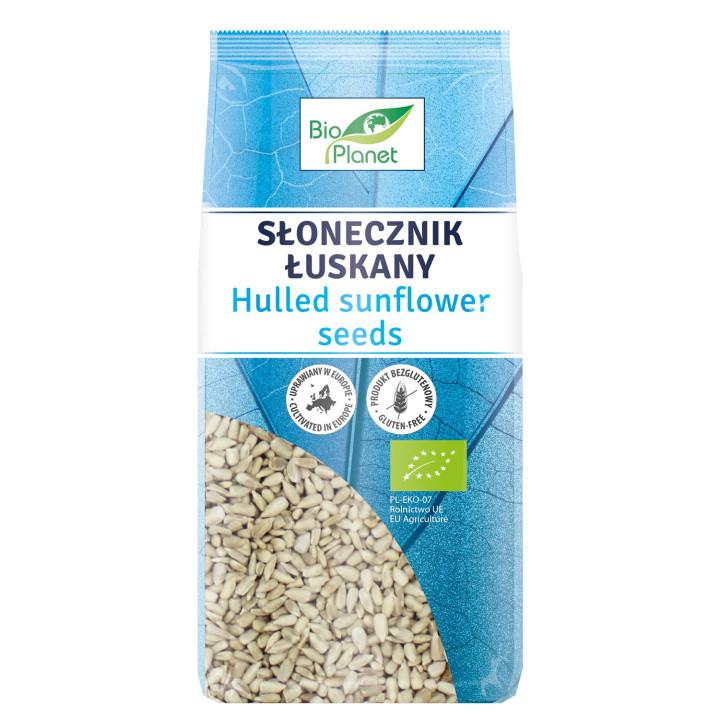 Słonecznik Łuskany Bezglutenowy BIO 350 g - Bio Planet - Ekochatka
