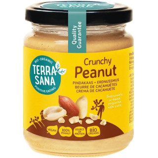 Masło Orzechowe Crunchy 100% BIO 250 g - Terrasana - Ekochatka