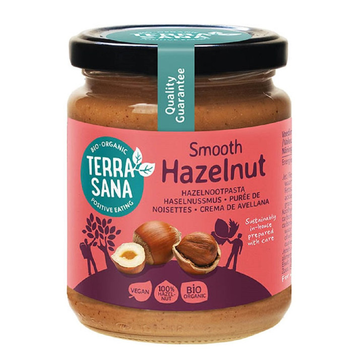 Krem z Orzechów Laskowych Prażonych 100% BIO 250 g - Terrasana - Ekoch