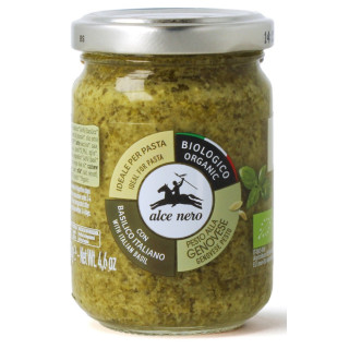 Pesto Genovese Sos Bazyliowy BIO 130 g - Alce Nero - Ekochatka