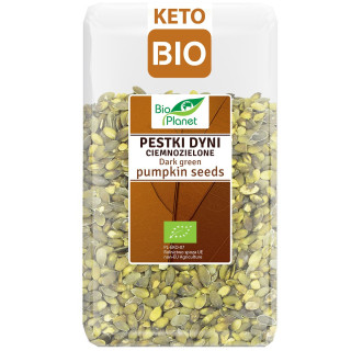 Pestki Dyni Ciemnozielone BIO 1 kg - Bio Planet - Ekochatka