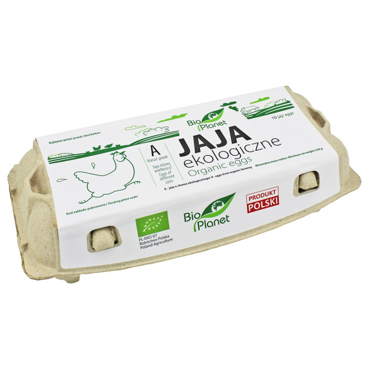 Jaja BIO 10 szt. - Bio Planet - Ekochatka